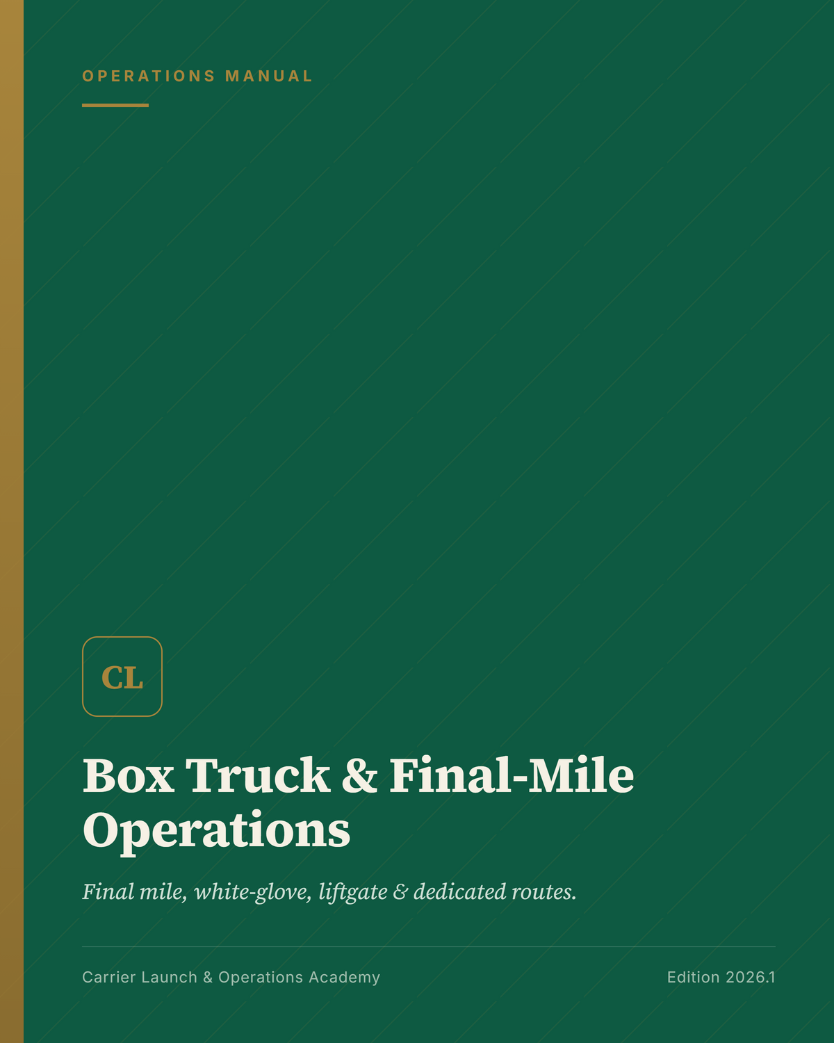 Box Truck & Final Mile Operations