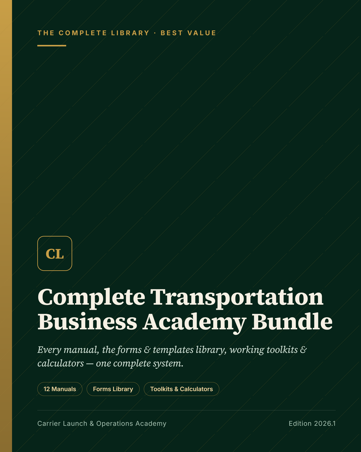 Carrier Launch & Operations Academy — Complete Startup & Operations Bundle