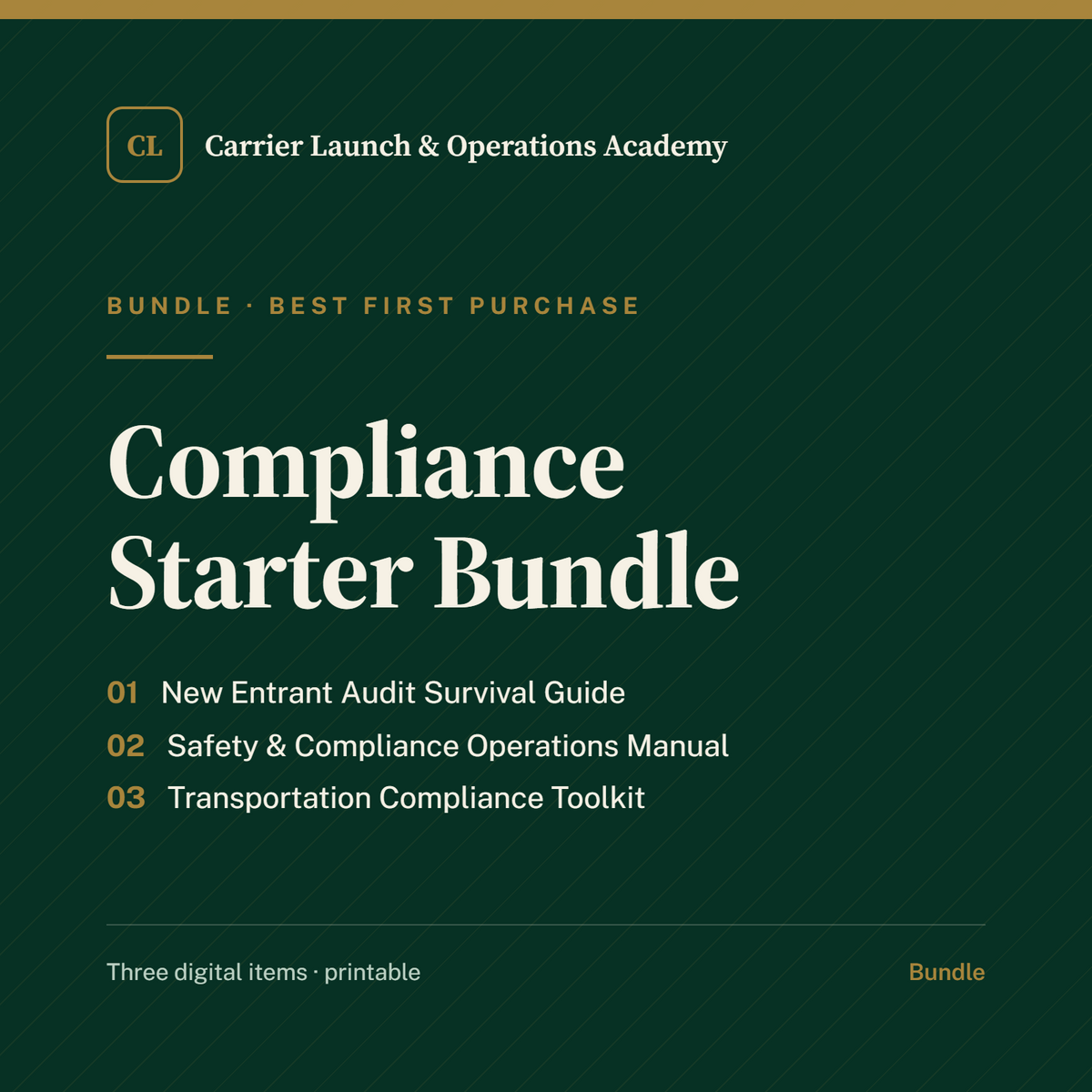 Compliance Starter Bundle