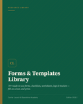 Transportation Forms and Template Library