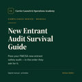 New Entrant Survival Guide